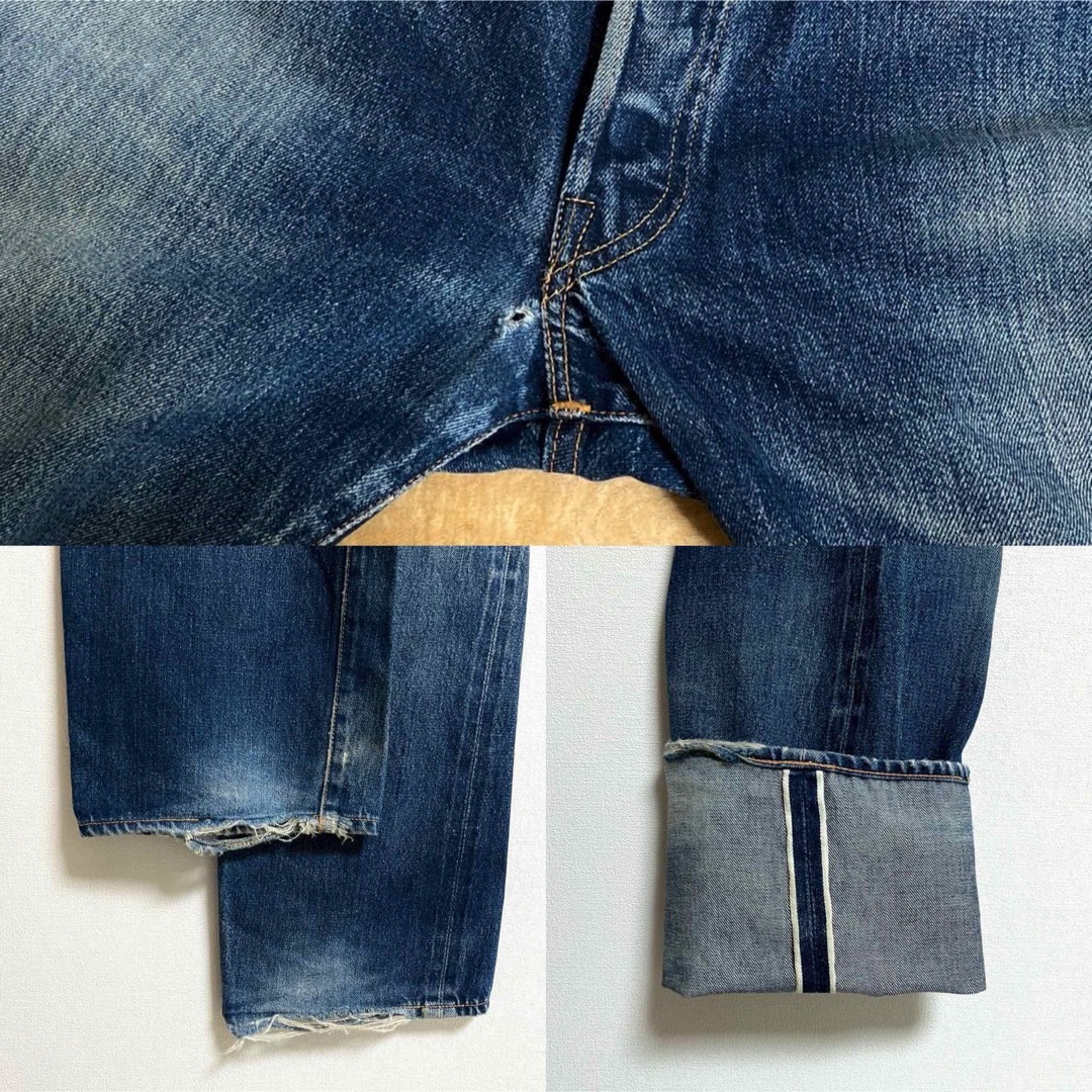 Levi's - LEVI'S 501XX セルビッチ デニムパンツ 33 ボタン裏555 Levi's - LEVI'S 501XX セルビッチ デニムパンツ 33 ボタン裏555
