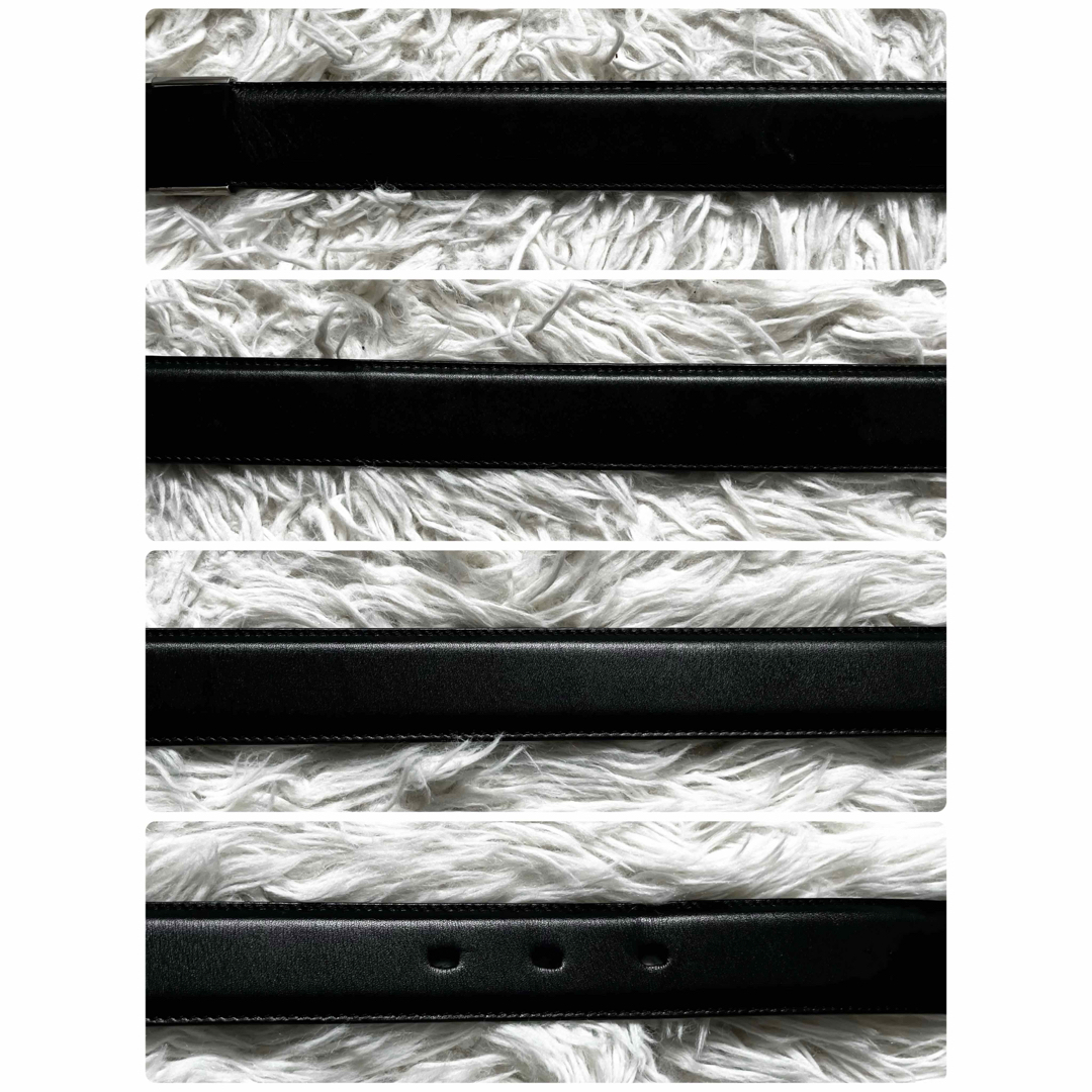 BURBERRY - 美品 BURBERRY バーバリー ベルト ブラック×シルバー BURBERRY - 美品 BURBERRY バーバリー ベルト ブラック×シルバー