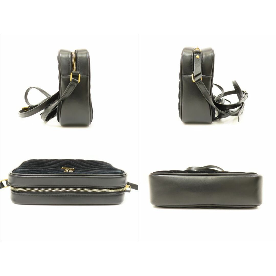 SAINT LAURENT - 【新着】サンローラン 612544 ベロア×レザー SAINT LAURENT - 【新着】サンローラン 612544 ベロア×レザー
