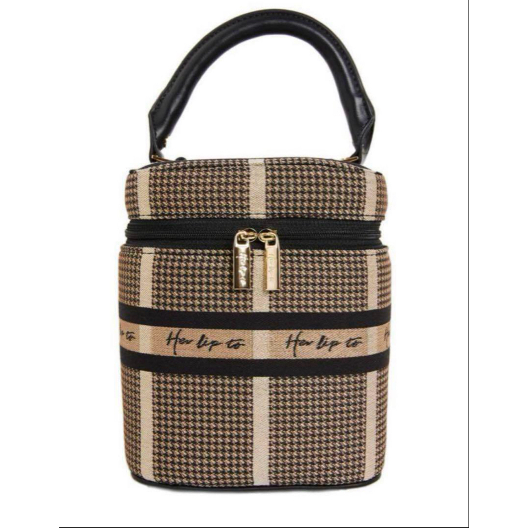 Her lip to - Her lip to Jacquard Vanity Bag goldの通販 by な Her lip to - Her lip to Jacquard Vanity Bag goldの通販 by な