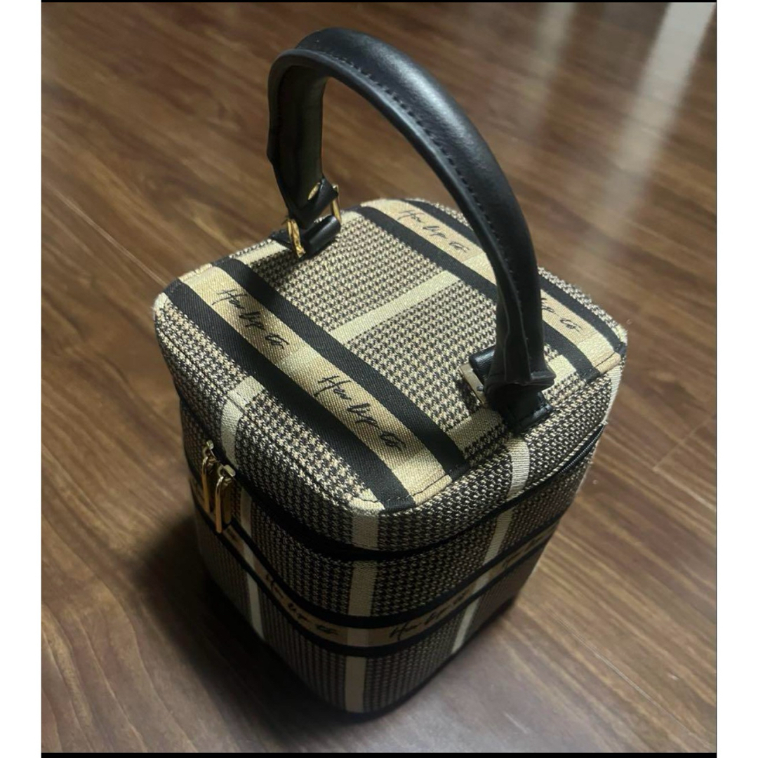 Her lip to - Her lip to Jacquard Vanity Bag goldの通販 by な Her lip to - Her lip to Jacquard Vanity Bag goldの通販 by な