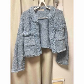 COCO DEAL - ラメフェザーショートガウン×キャミソールの通販 by COCO DEAL - ラメフェザーショートガウン×キャミソールの通販 by