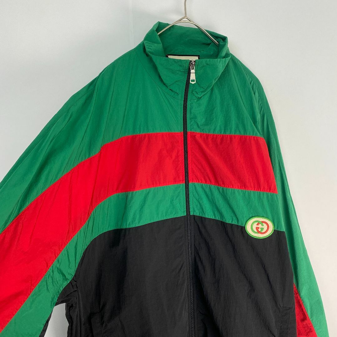 GUCCI - グッチ ナイロンジャケット 特大サイズ GUCCI オーバ GUCCI - グッチ ナイロンジャケット 特大サイズ GUCCI オーバ