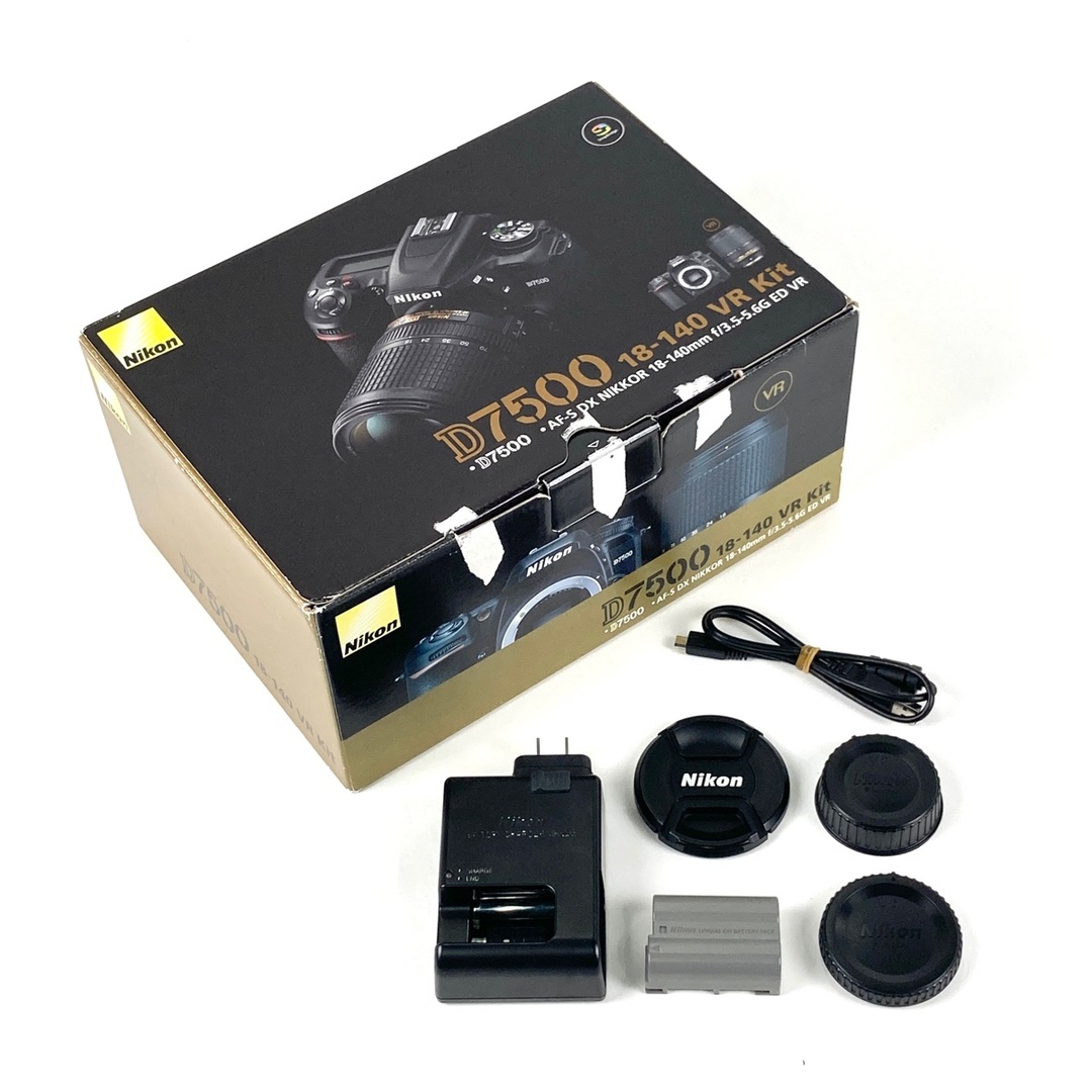 ニコン D7500 18-140 VR レンズキット 中古の通販 by バイセル ニコン D7500 18-140 VR レンズキット 中古の通販 by バイセル