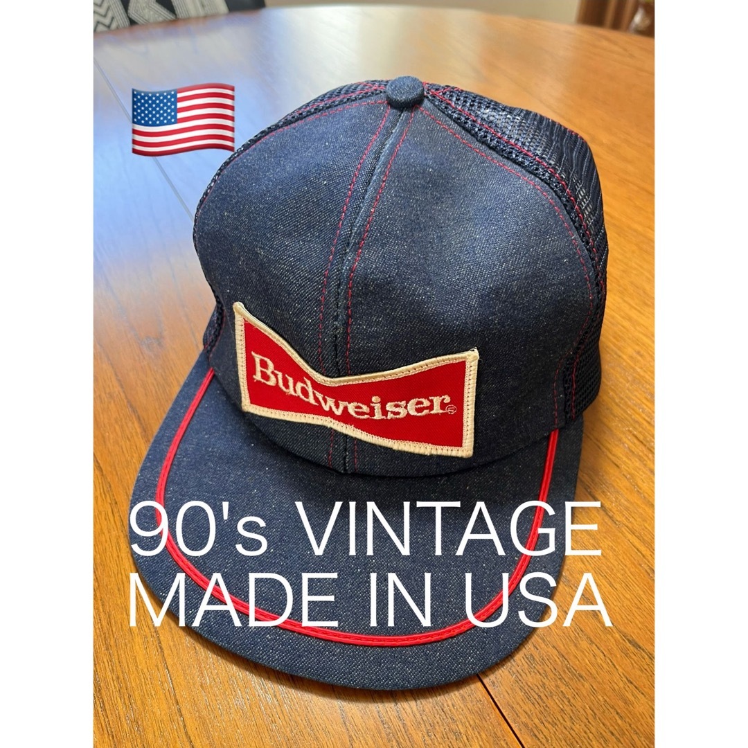 USA製!90's VINTAGE Budweiser キャップ CAPの通販 by naoo's USA製!90's VINTAGE Budweiser キャップ CAPの通販 by naoo's