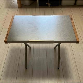 UNIFLAME - 【3点セット】木製棚板付き ブラック焚き火テーブル UNIFLAME - 【3点セット】木製棚板付き ブラック焚き火テーブル