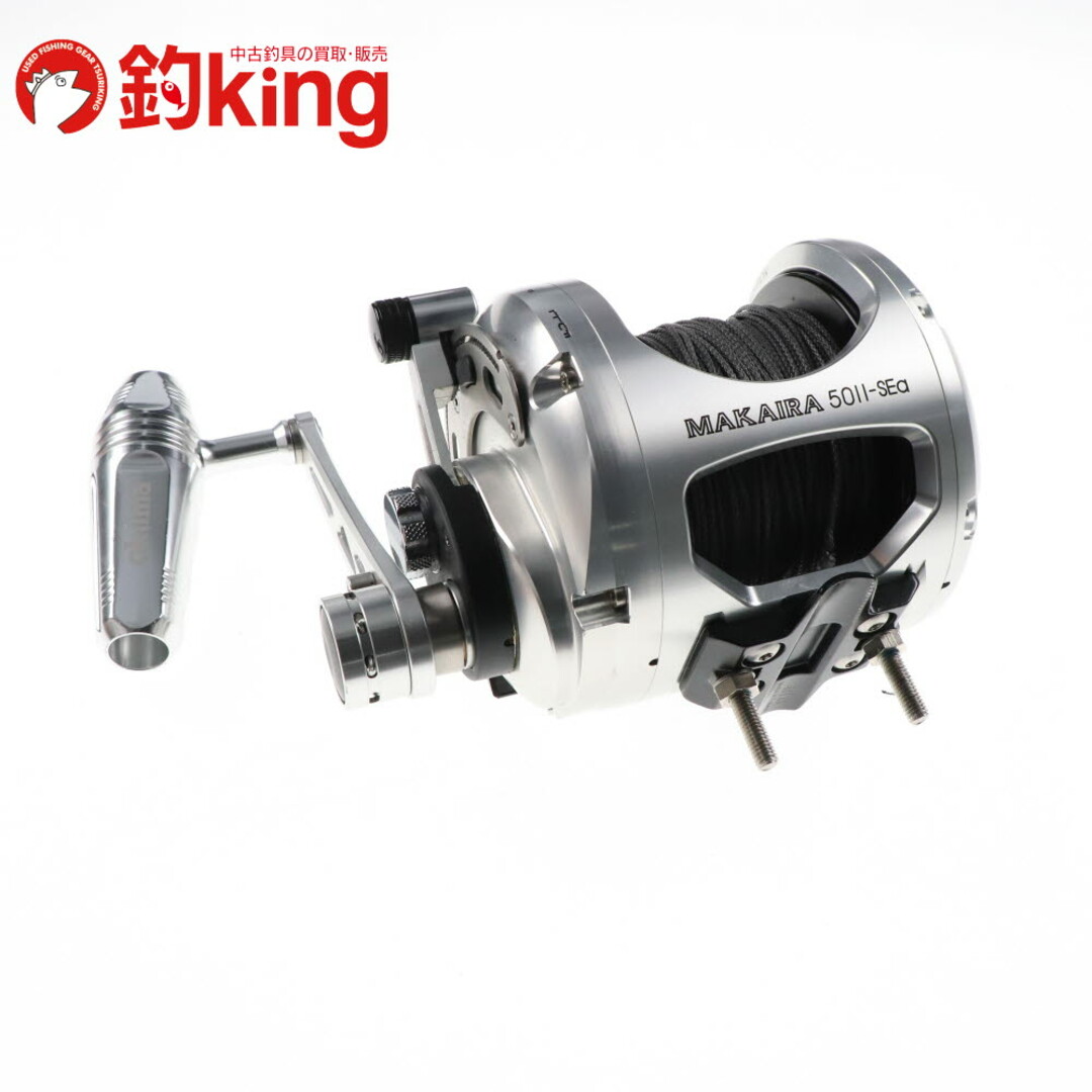 中古/美品】 オクマ マカイラ 50II SEa シルバー パワーハンドル 中古/美品】 オクマ マカイラ 50II SEa シルバー パワーハンドル