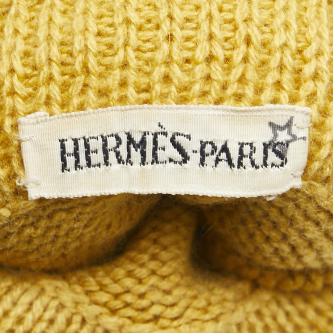 HERMES - エルメス マルジェラ期 Hロゴ刺繍 ニットグローブ 手袋 HERMES - エルメス マルジェラ期 Hロゴ刺繍 ニットグローブ 手袋