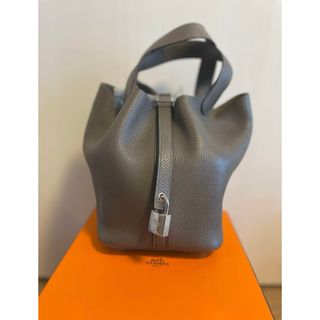 HERMES - エルメス ピコタンロックPM エタン あんしん鑑定済の HERMES - エルメス ピコタンロックPM エタン あんしん鑑定済の
