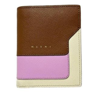 MARNI - 《美品》マルニ ラウンドジップ長財布 レザー マルチ MARNI - 《美品》マルニ ラウンドジップ長財布 レザー マルチ