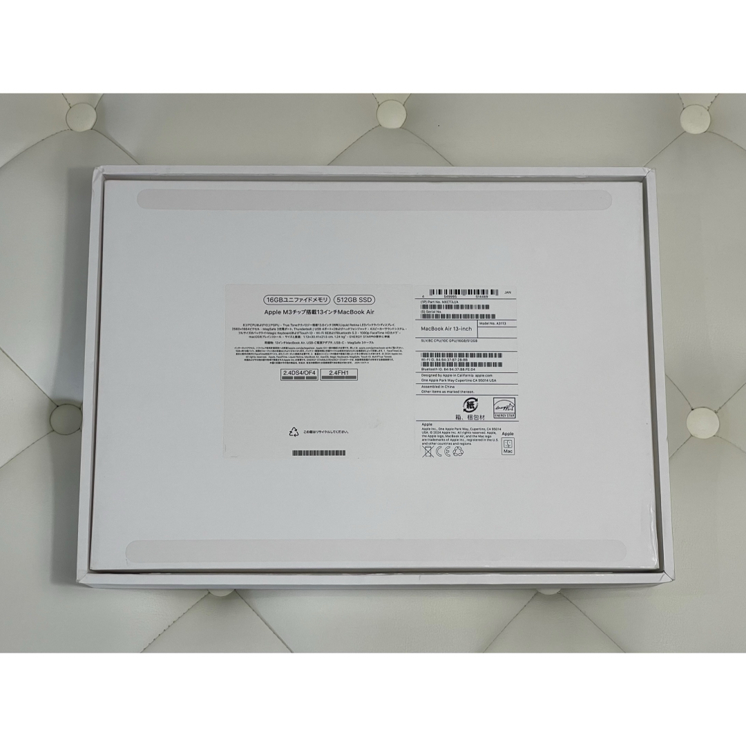 Apple - 限定APPLE MacBook Air 16GB 512GB MXCT3J/Aの通販 by Apple - 限定APPLE MacBook Air 16GB 512GB MXCT3J/Aの通販 by
