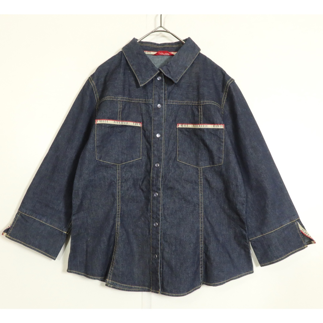 PINK HOUSE - 【美品】ピンクハウス☆デニムジャケット 七分袖 PINK HOUSE - 【美品】ピンクハウス☆デニムジャケット 七分袖