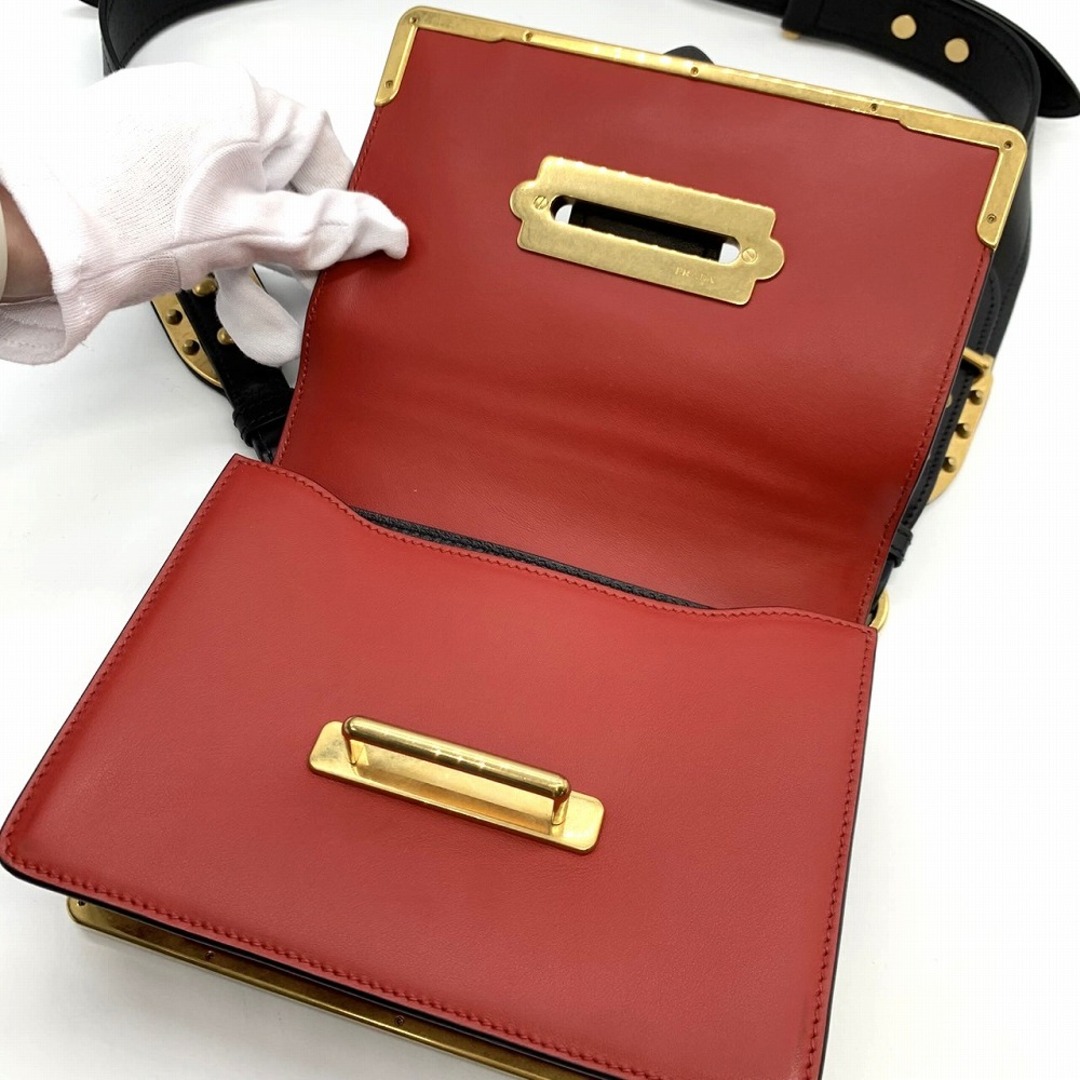 PRADA - PRADA プラダ カイエ 斜め掛け ミニショルダーバッグ PRADA - PRADA プラダ カイエ 斜め掛け ミニショルダーバッグ