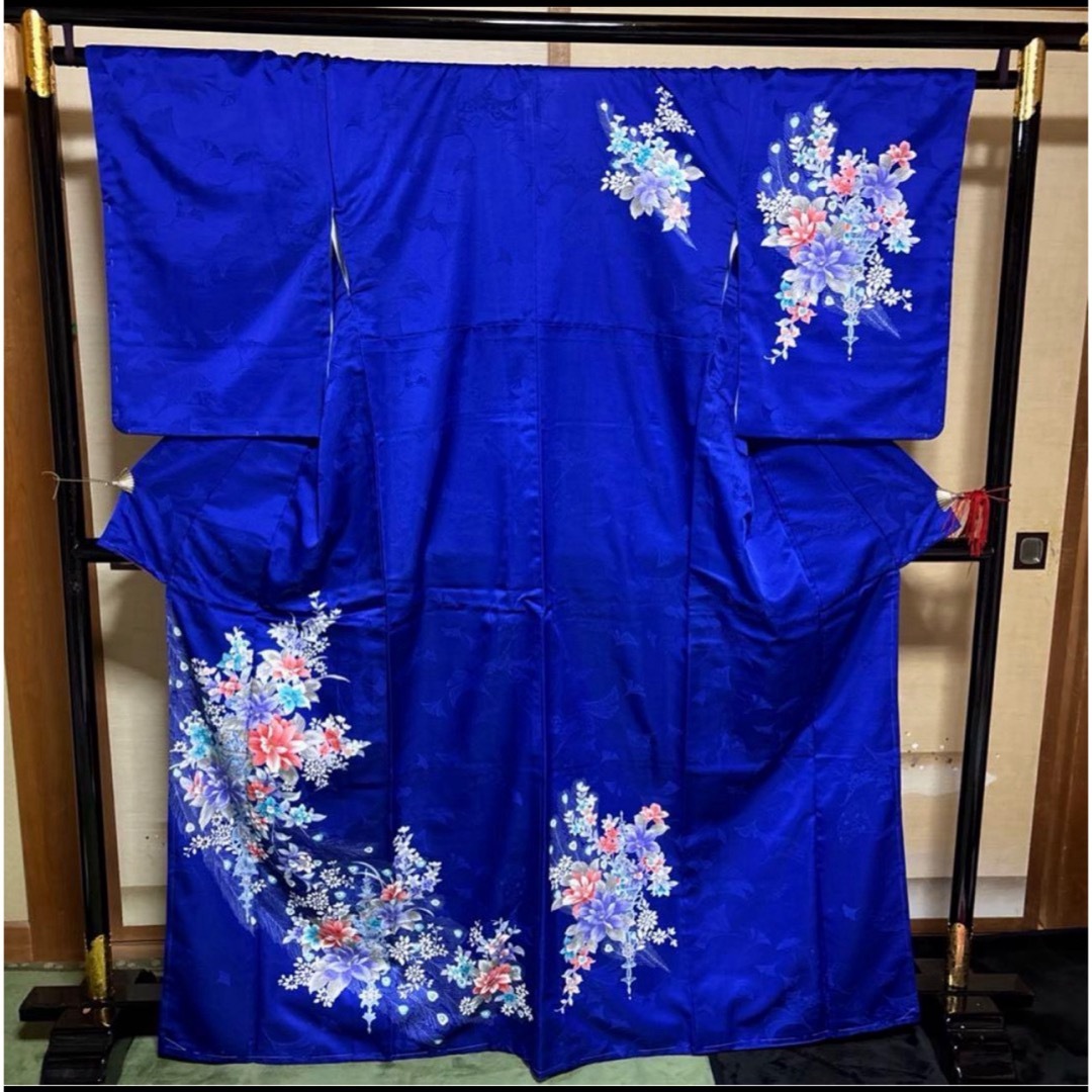 新品洗える訪問着フルセット4点 新品着物+特選美品正絹袋帯+美品 新品洗える訪問着フルセット4点 新品着物+特選美品正絹袋帯+美品