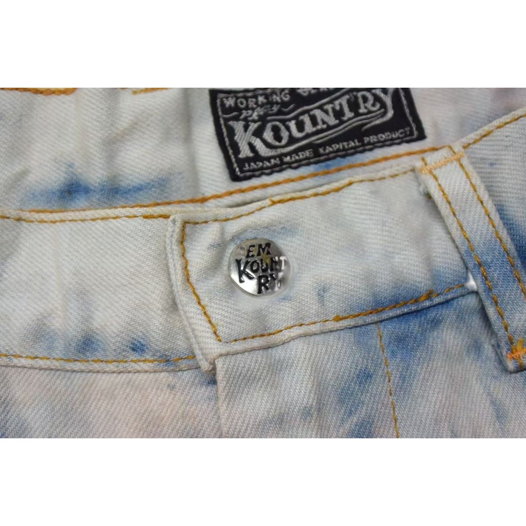 KAPITAL - 新品未使用 KAPITAL キャピタル 14ozデニム タイダイ KAPITAL - 新品未使用 KAPITAL キャピタル 14ozデニム タイダイ