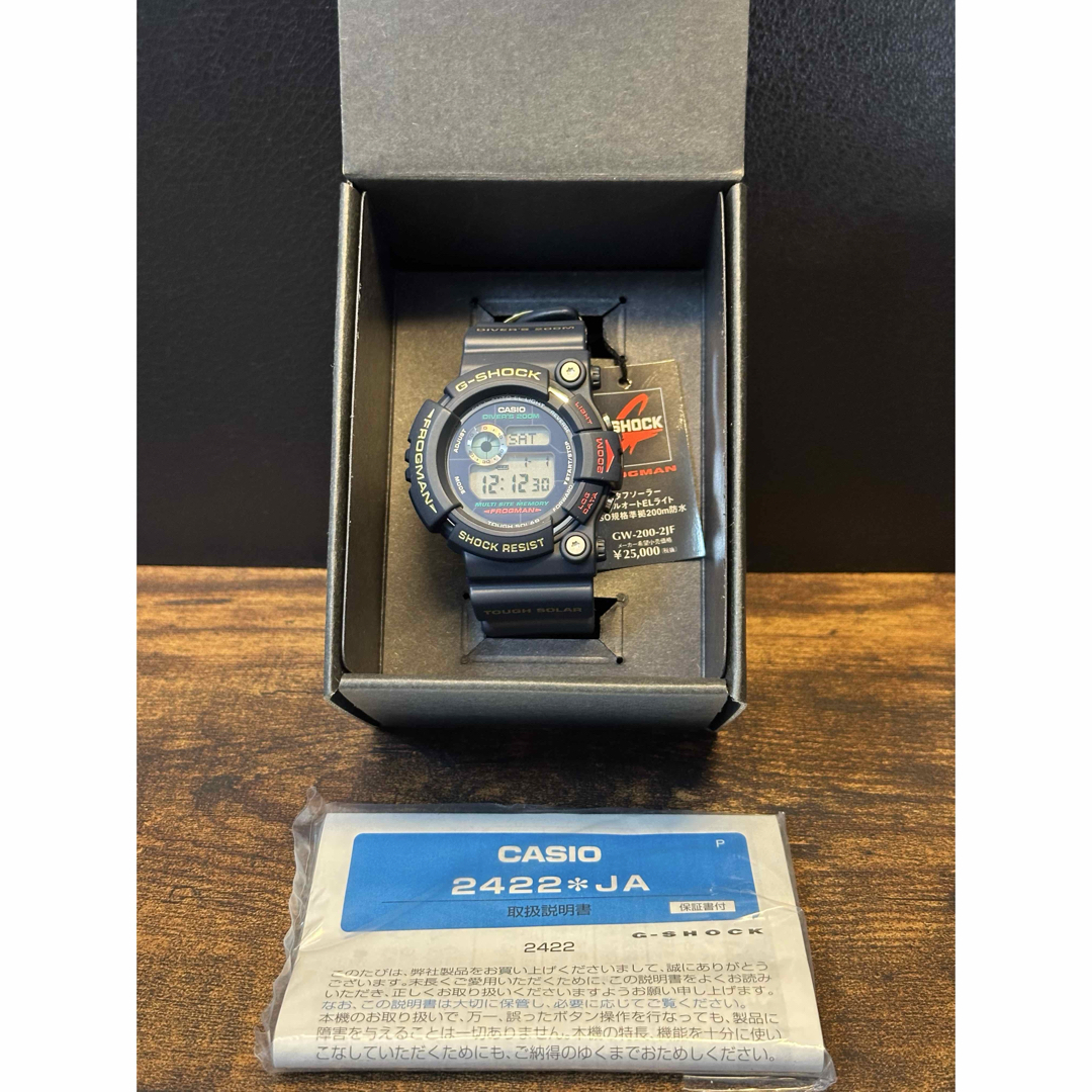 CASIO G-SHOCK FROGMAN GW-200-2JF ソーラーの通販 by ケロッパ CASIO G-SHOCK FROGMAN GW-200-2JF ソーラーの通販 by ケロッパ