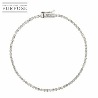 ダイヤ 1.00ct K18 WG ブレスレット 17.5cm ホワイトゴールド ダイヤ 1.00ct K18 WG ブレスレット 17.5cm ホワイトゴールド