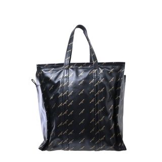 BALENCIAGA - 286 バレンシアガ トートバッグ BB柄 レザー PVC BALENCIAGA - 286 バレンシアガ トートバッグ BB柄 レザー PVC
