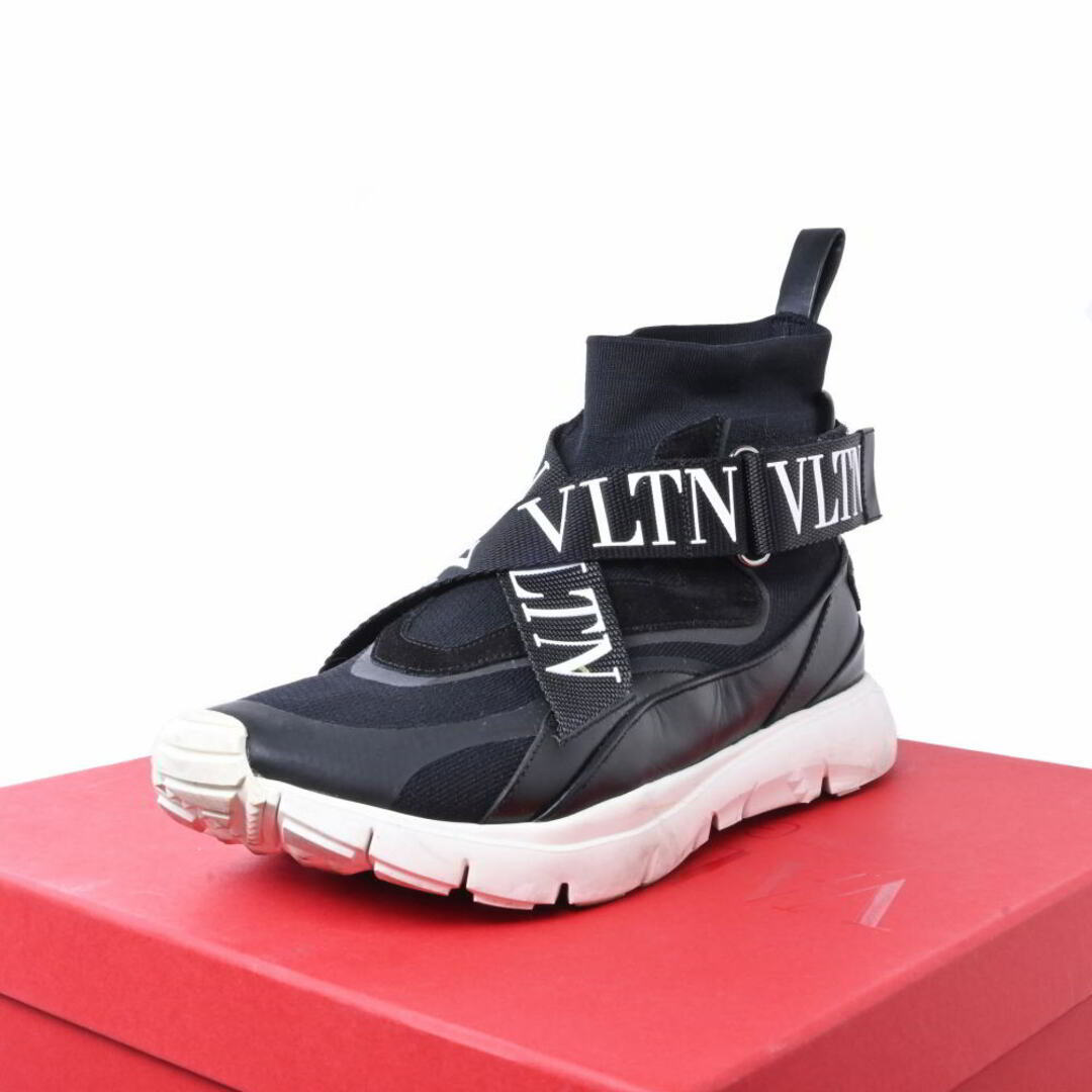 VALENTINO - VALENTINO ロゴ ソックス ハイカット スニーカーの VALENTINO - VALENTINO ロゴ ソックス ハイカット スニーカーの