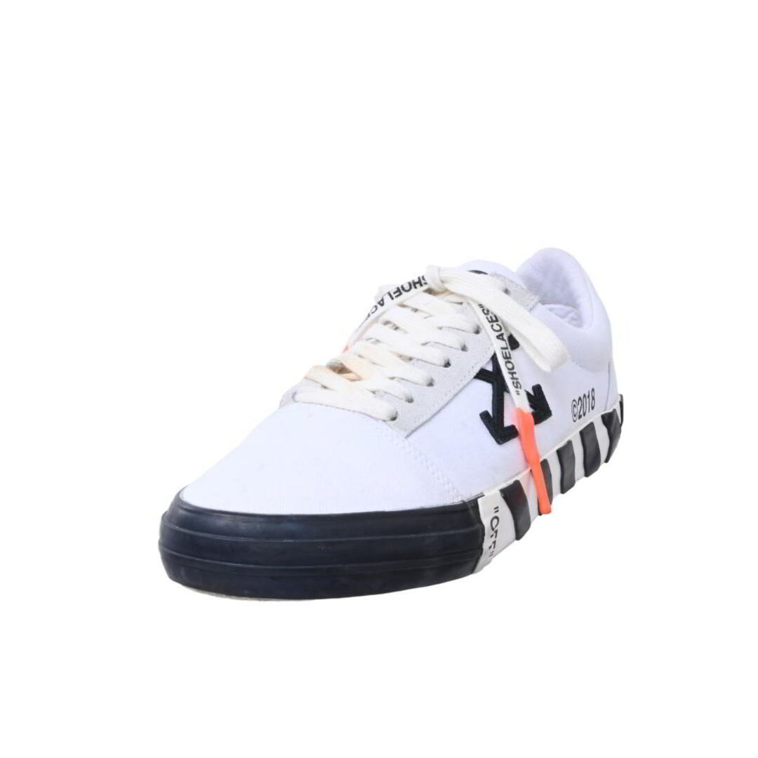 Off-White - OFF-WHITE キャンバス ローカット スニーカーの通販 Off-White - OFF-WHITE キャンバス ローカット スニーカーの通販