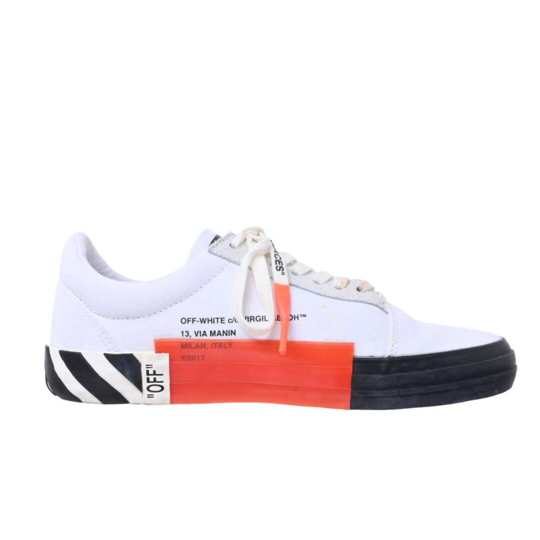 Off-White - OFF-WHITE キャンバス ローカット スニーカーの通販 Off-White - OFF-WHITE キャンバス ローカット スニーカーの通販