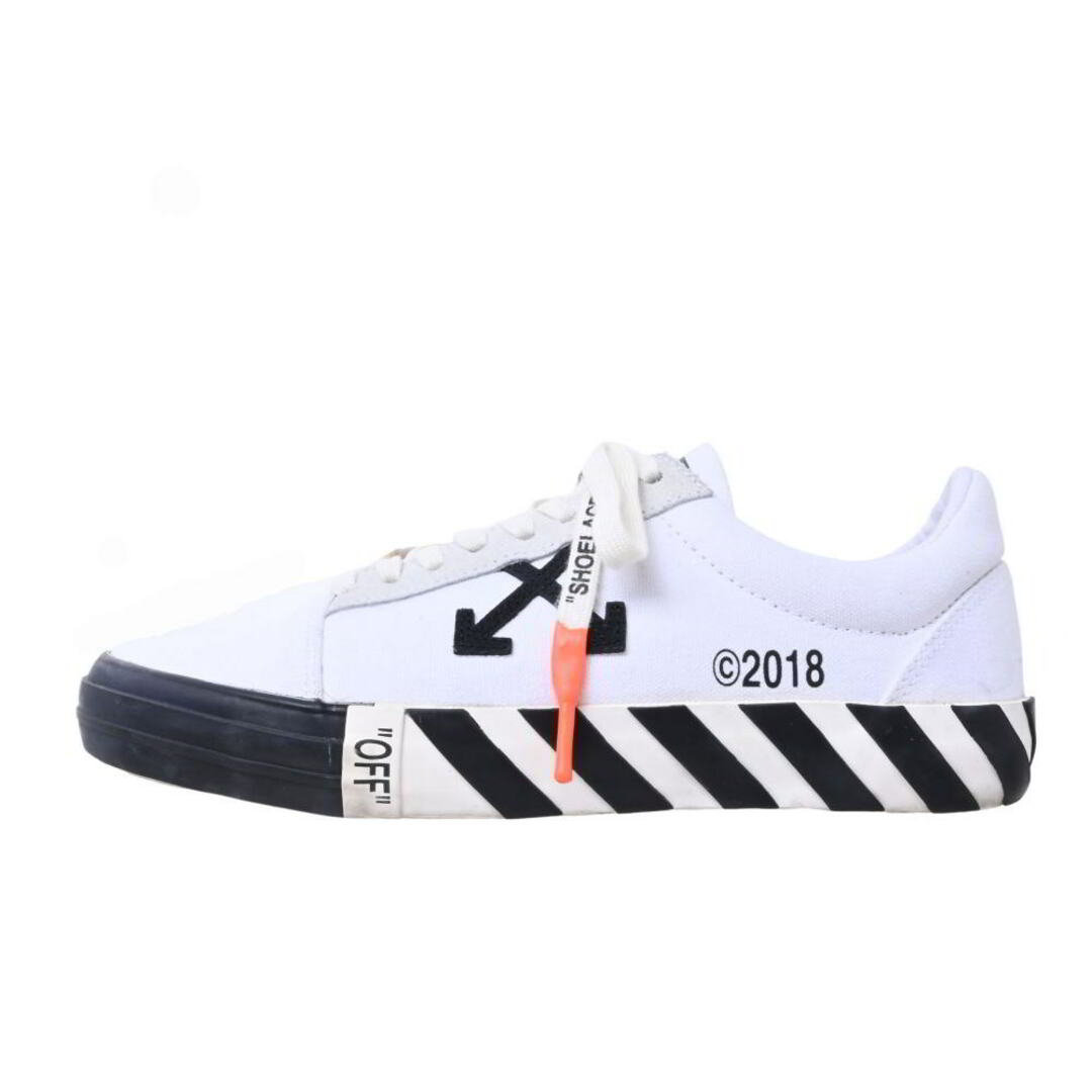 Off-White - OFF-WHITE キャンバス ローカット スニーカーの通販 Off-White - OFF-WHITE キャンバス ローカット スニーカーの通販