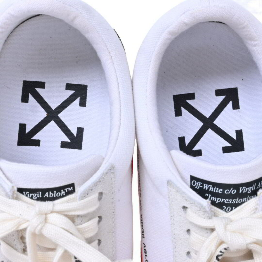 Off-White - OFF-WHITE キャンバス ローカット スニーカーの通販 Off-White - OFF-WHITE キャンバス ローカット スニーカーの通販