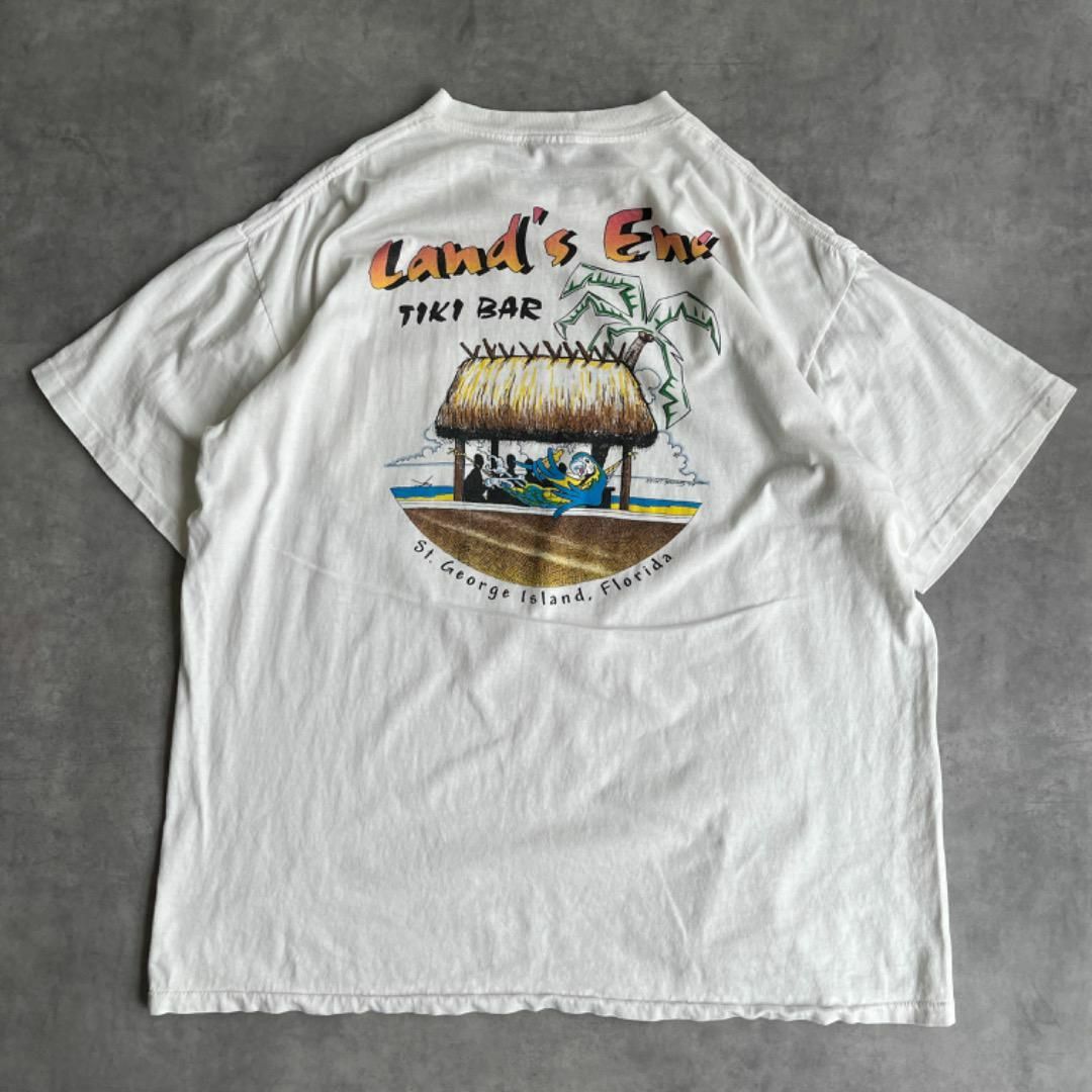 ONEITA - オニータ プリント Tシャツ 古着 90s USA製 企業 XL 白 ONEITA - オニータ プリント Tシャツ 古着 90s USA製 企業 XL 白