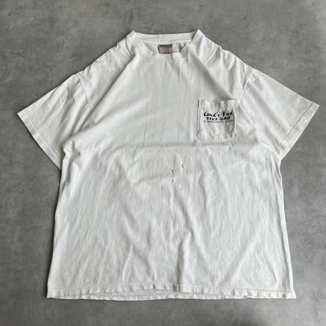 ONEITA - オニータ プリント Tシャツ 古着 90s USA製 企業 XL 白 ONEITA - オニータ プリント Tシャツ 古着 90s USA製 企業 XL 白