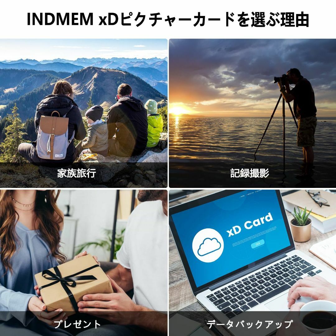 INDMEM xDピクチャーカード 2GB Type M+ XDカード xD Pの通販 by INDMEM xDピクチャーカード 2GB Type M+ XDカード xD Pの通販 by