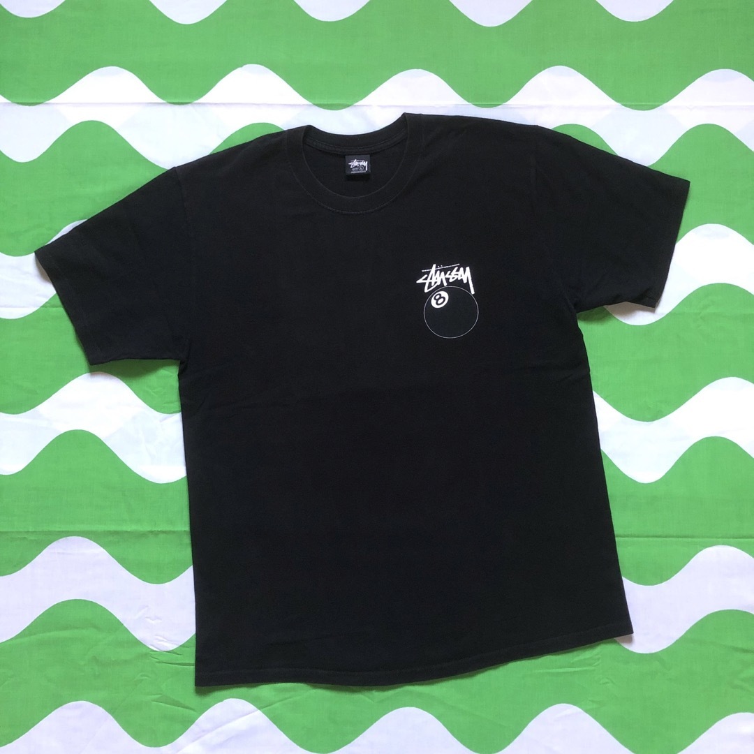 STUSSY - メキシコ製 黒タグ復刻 Stussy 8ボール Tシャツ STUSSY - メキシコ製 黒タグ復刻 Stussy 8ボール Tシャツ