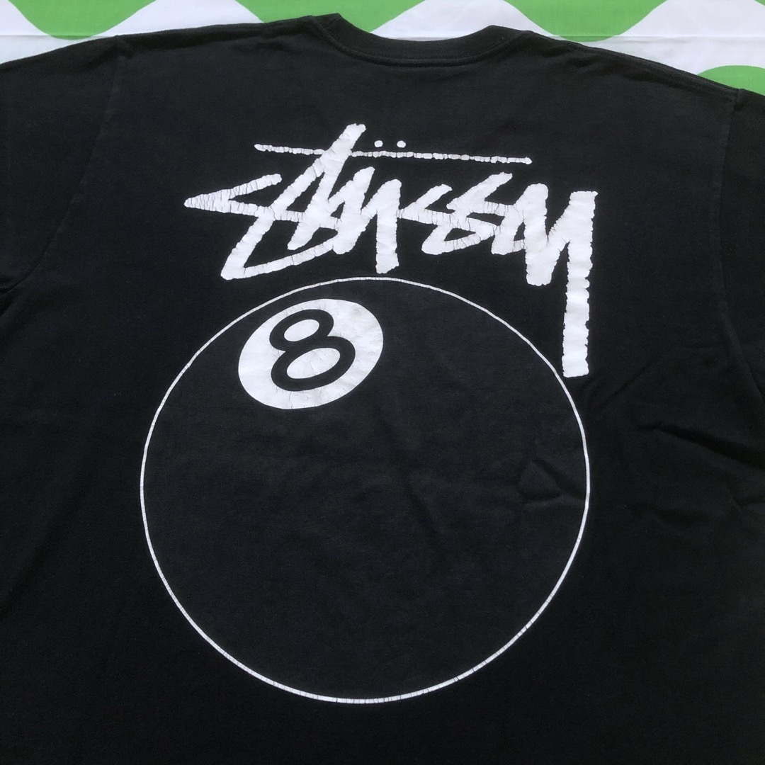 STUSSY - メキシコ製 黒タグ復刻 Stussy 8ボール Tシャツ STUSSY - メキシコ製 黒タグ復刻 Stussy 8ボール Tシャツ