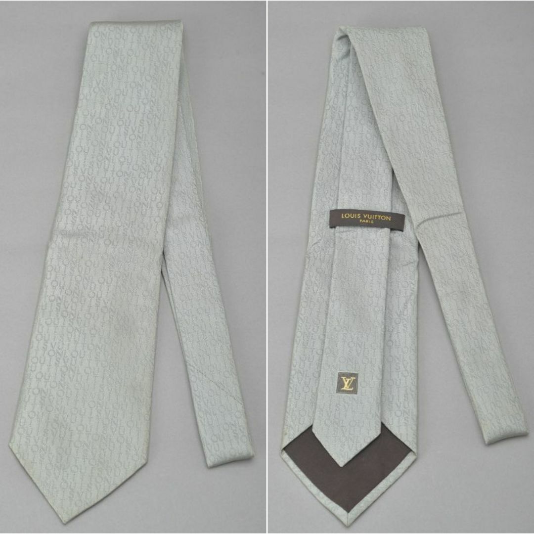 LOUIS VUITTON - 美品◇ルイヴィトン ロゴ柄 ネクタイ シルク LOUIS VUITTON - 美品◇ルイヴィトン ロゴ柄 ネクタイ シルク