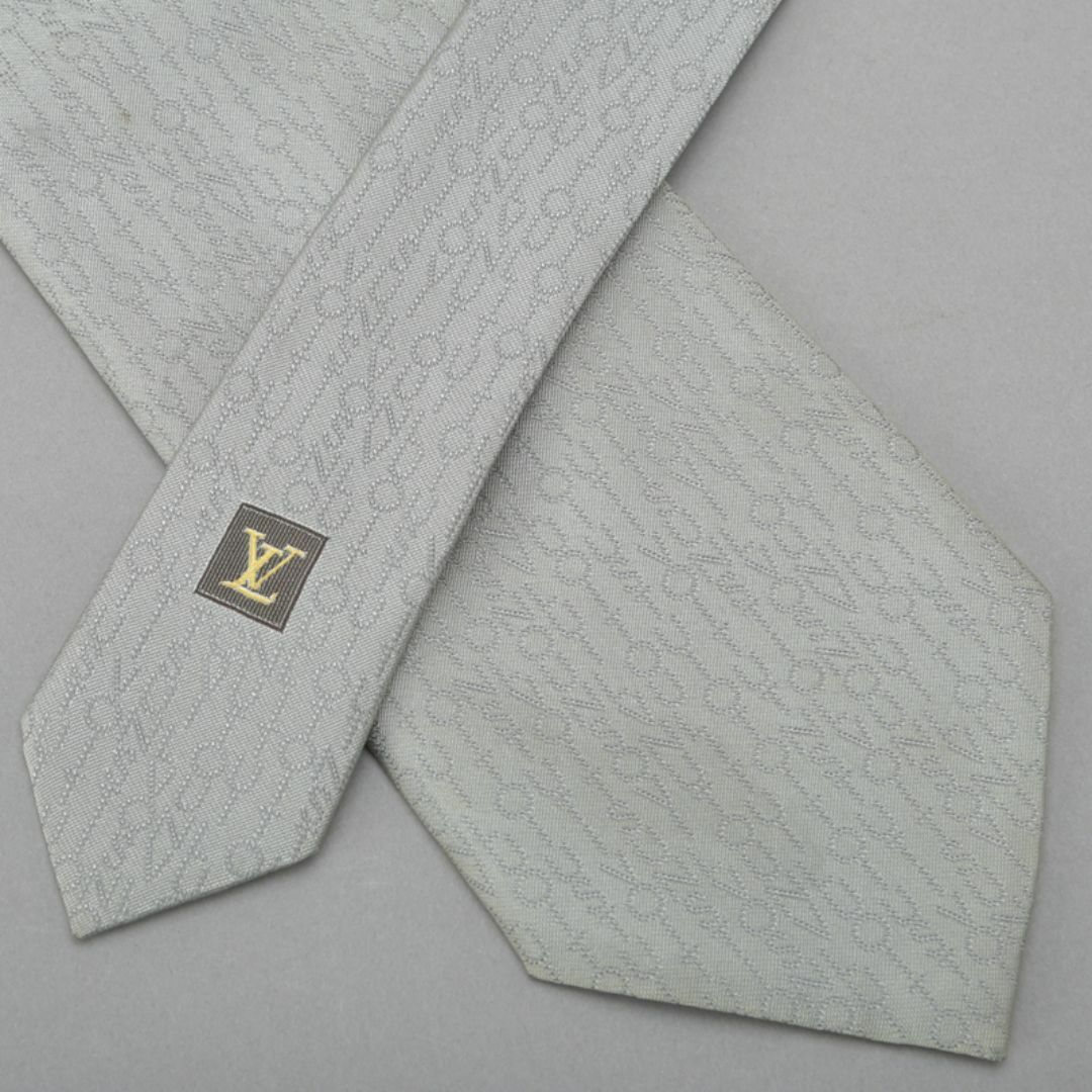 LOUIS VUITTON - 美品◇ルイヴィトン ロゴ柄 ネクタイ シルク LOUIS VUITTON - 美品◇ルイヴィトン ロゴ柄 ネクタイ シルク