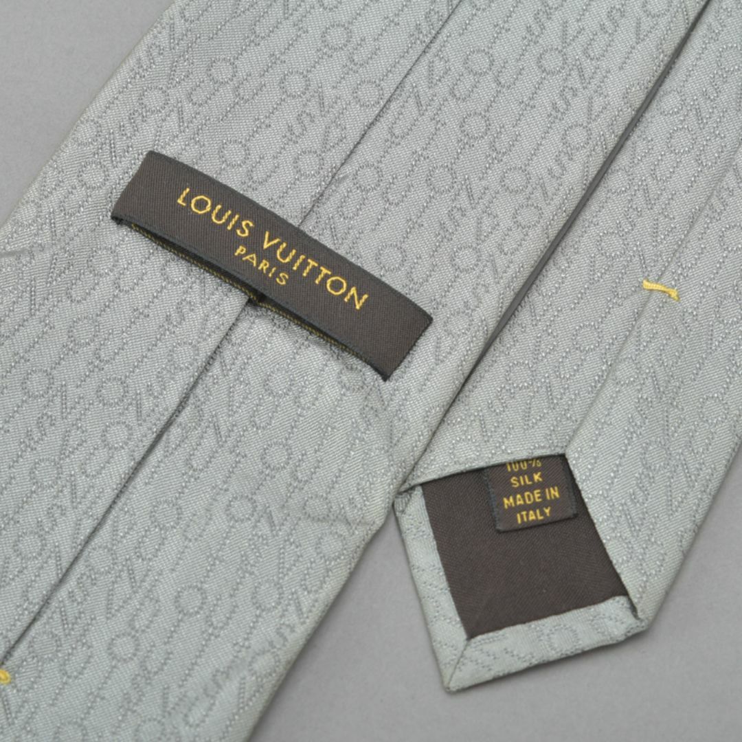 LOUIS VUITTON - 美品◇ルイヴィトン ロゴ柄 ネクタイ シルク LOUIS VUITTON - 美品◇ルイヴィトン ロゴ柄 ネクタイ シルク