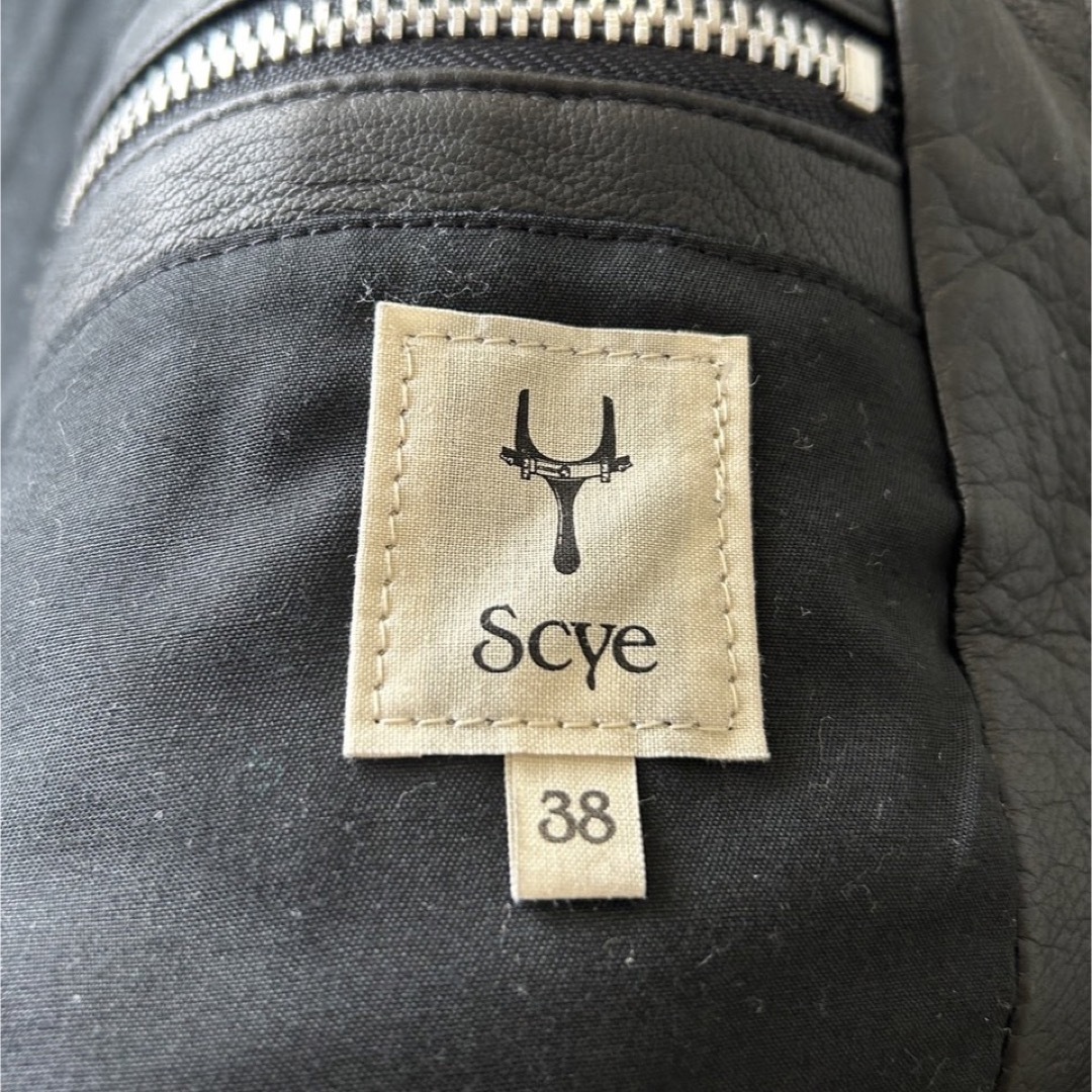 Scye - SCYE サイ シングルライダース レザージャケットの通販 Scye - SCYE サイ シングルライダース レザージャケットの通販