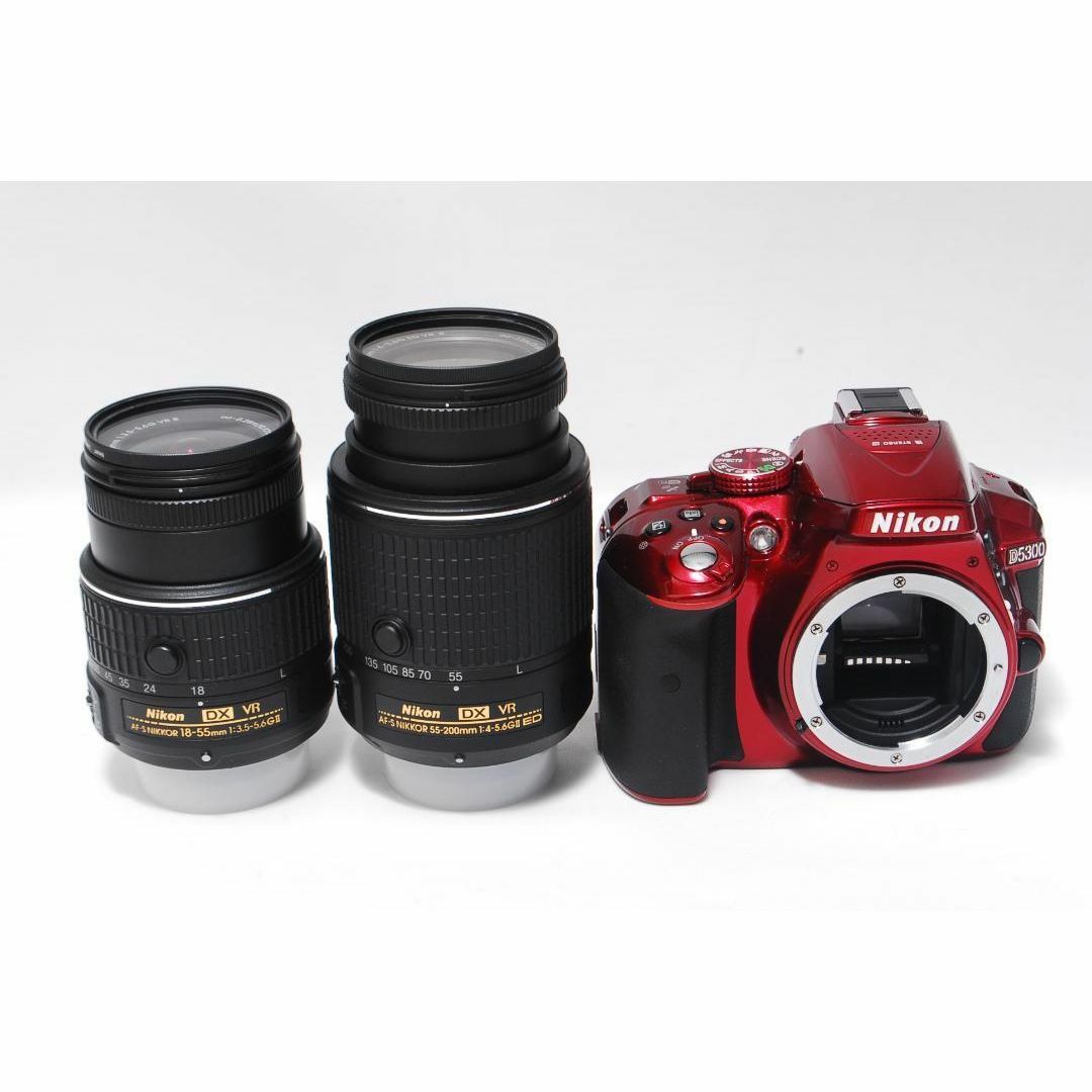 標準&望遠レンズ♡Wi-Fi対応♡Nikon ニコン D5300の通販 by こと 標準&望遠レンズ♡Wi-Fi対応♡Nikon ニコン D5300の通販 by こと
