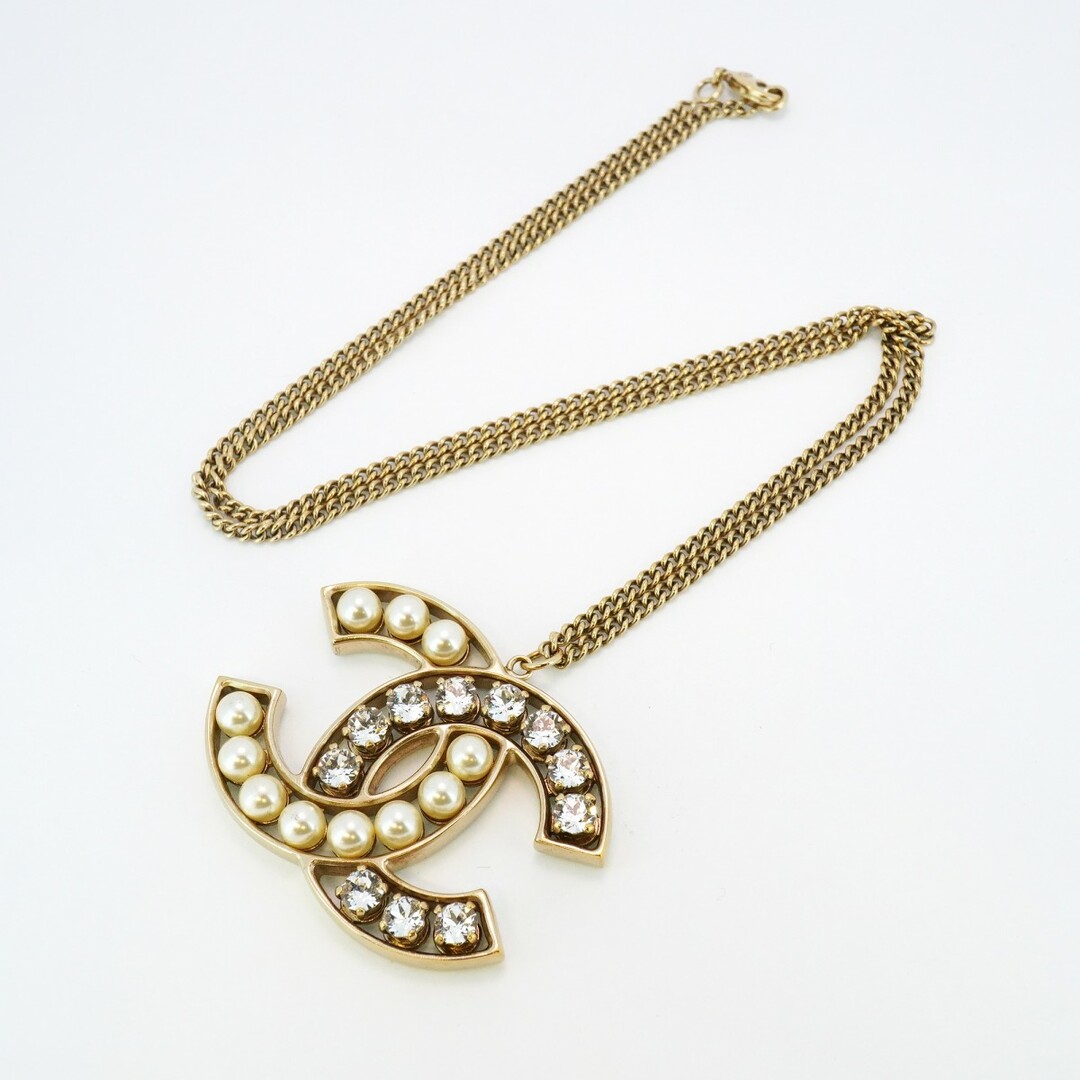 CHANEL - 【5jdb0224】シャネル ネックレス ココマーク GPメッキ CHANEL - 【5jdb0224】シャネル ネックレス ココマーク GPメッキ