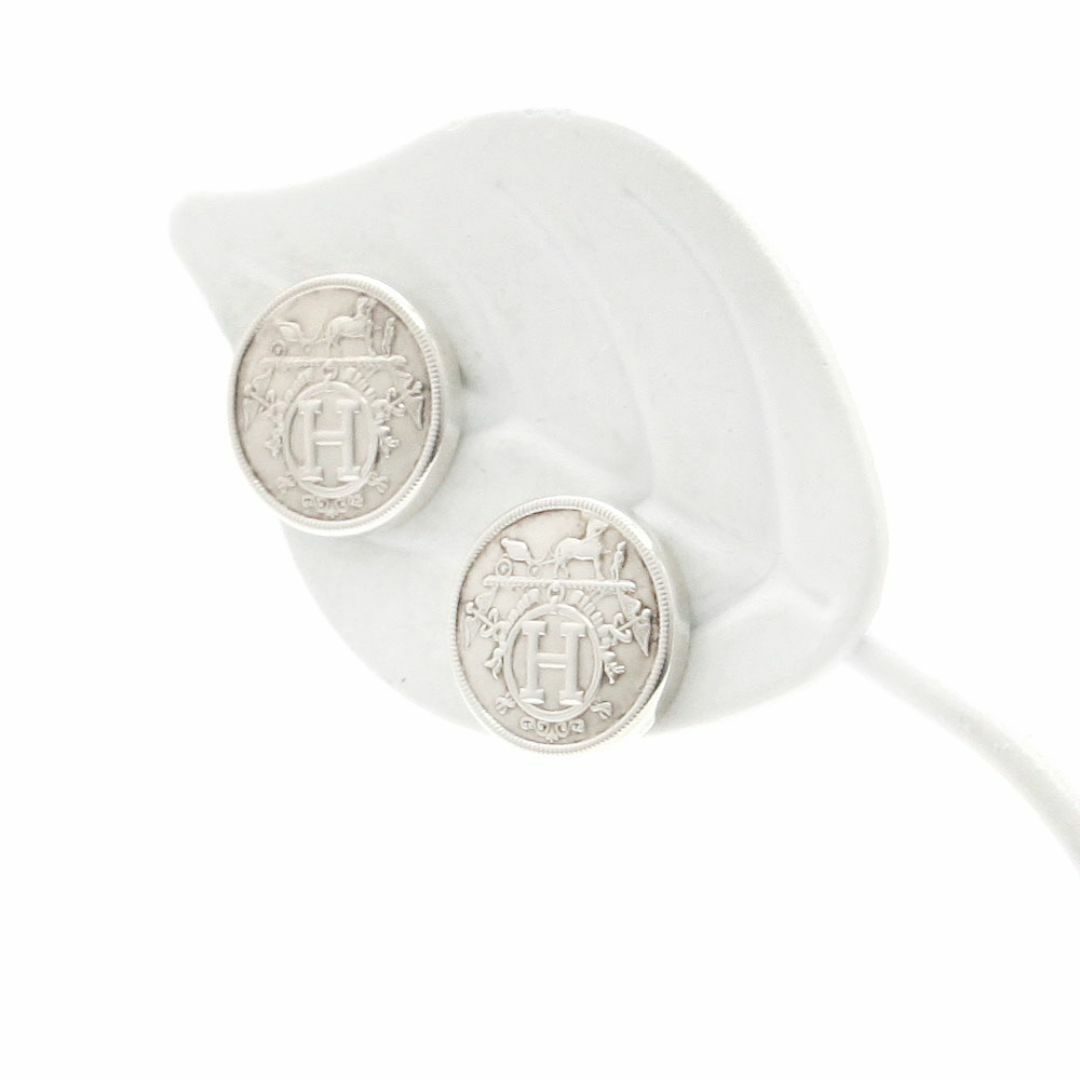 HERMES - 美品 エルメス HERMES ピアス Ag925 エクスリブリス HERMES - 美品 エルメス HERMES ピアス Ag925 エクスリブリス