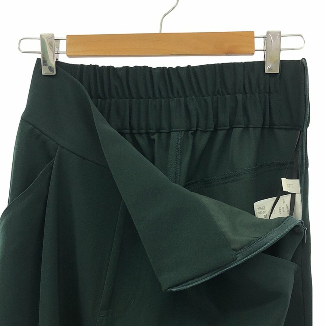 CFT. / シフト | ankle tab belt high waist PT 裾ボタン ワイド パンツ | F | グリーン | レディース レディースのパンツ(その他)の商品写真