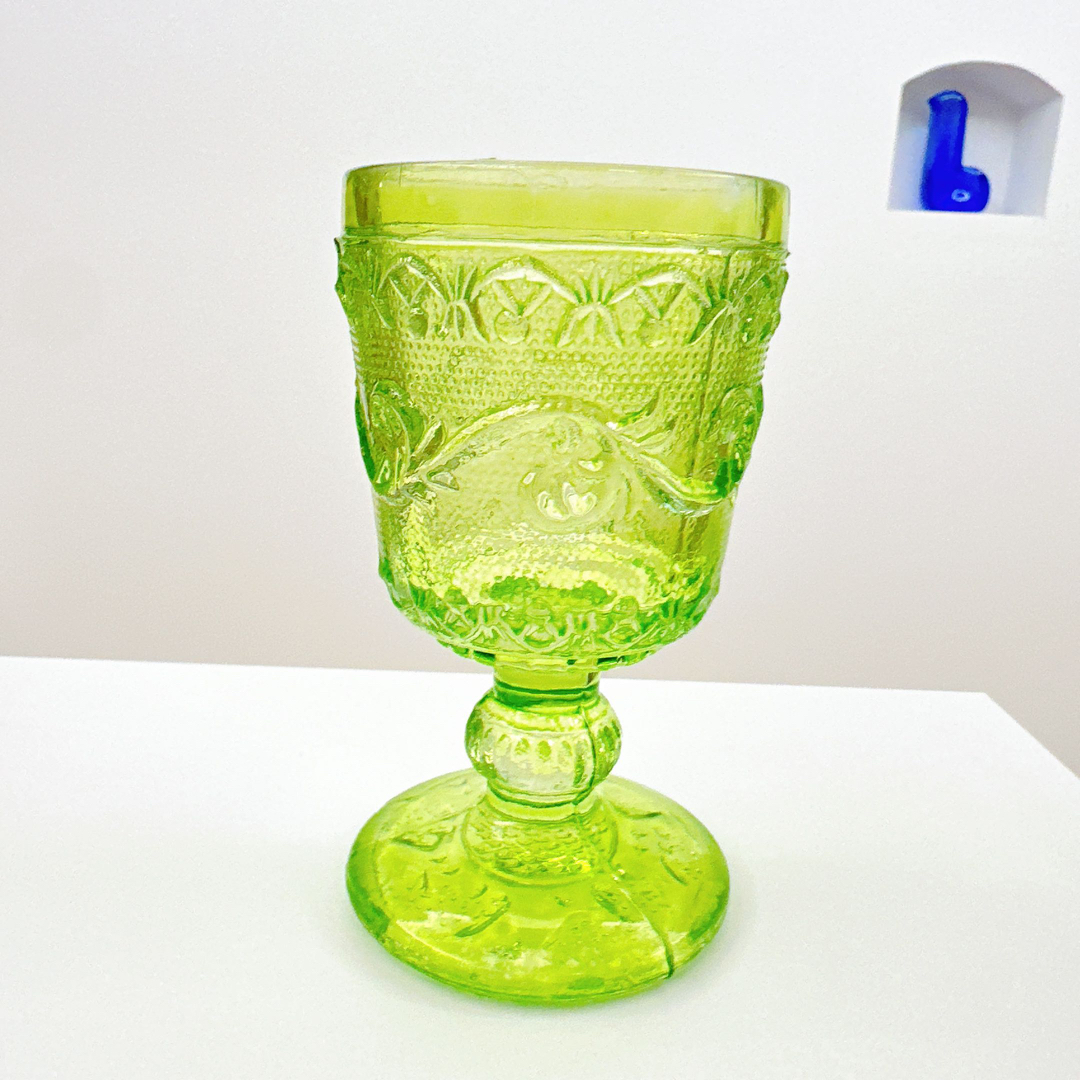 Baccarat - オールド・バカラ 1840年 レアカラー ワイングラス Baccarat - オールド・バカラ 1840年 レアカラー ワイングラス