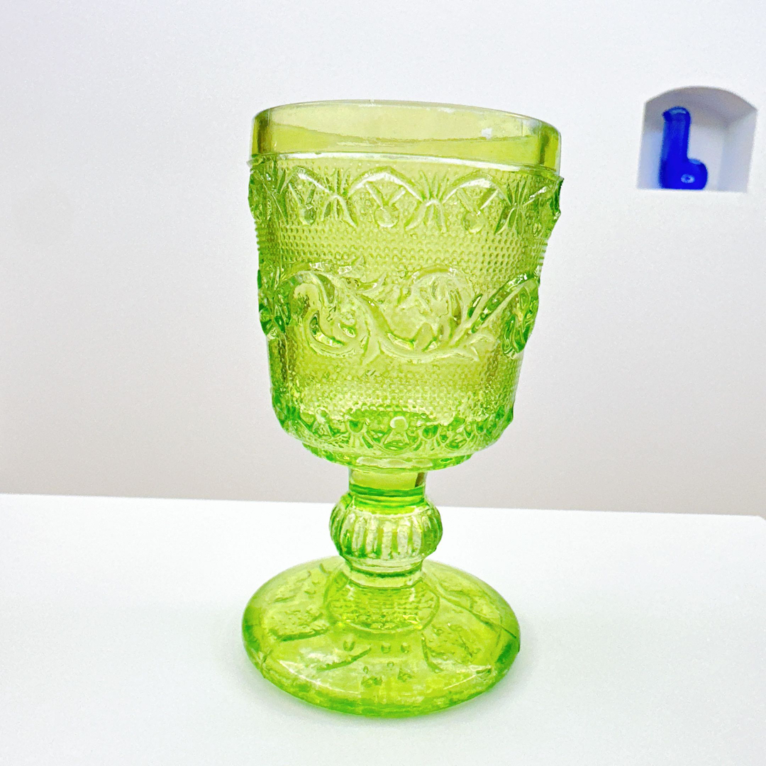 Baccarat - オールド・バカラ 1840年 レアカラー ワイングラス Baccarat - オールド・バカラ 1840年 レアカラー ワイングラス