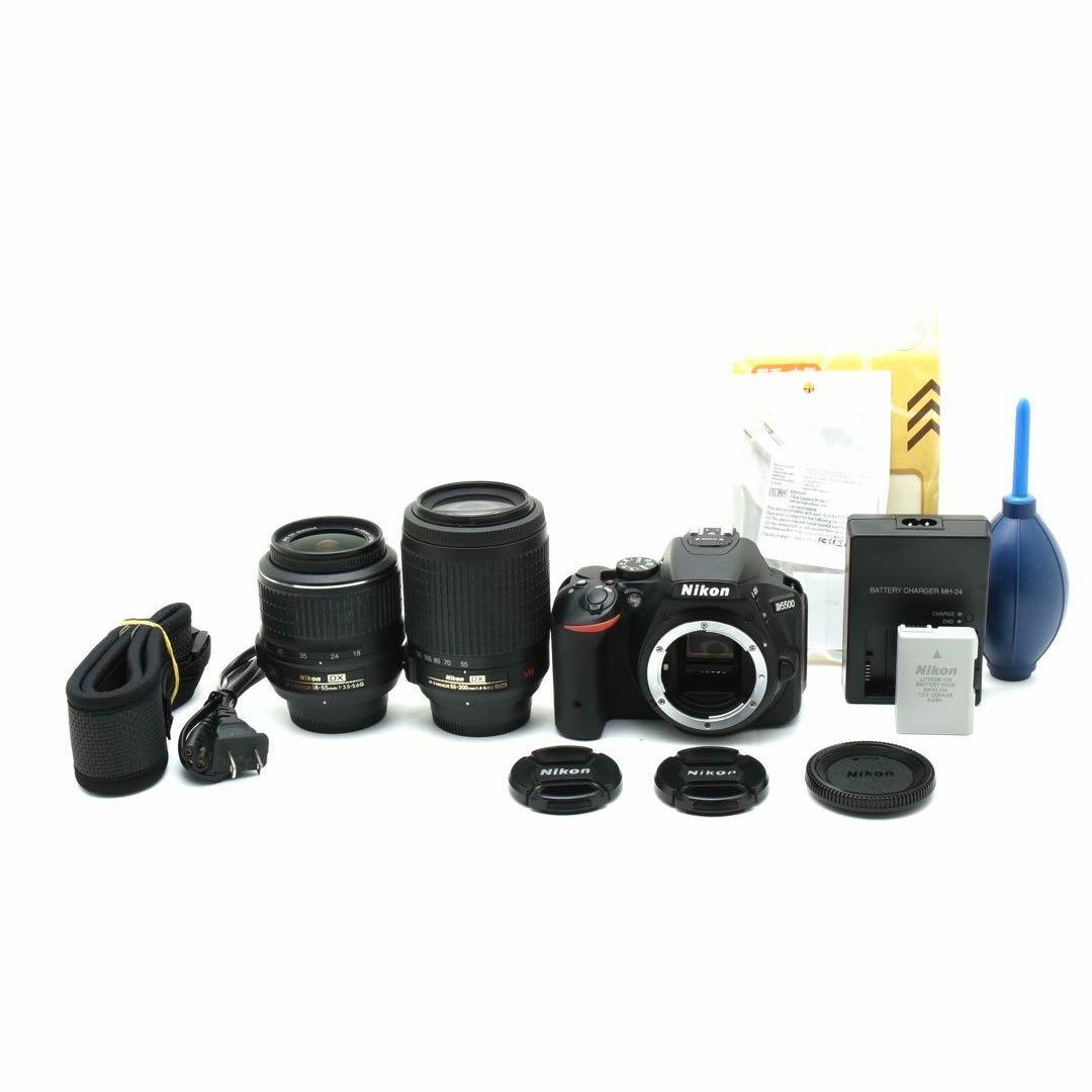 Nikon - ✨Wi-Fiカンタン接続✨Nikon D5500 ニコン✨ダブレンズ Nikon - ✨Wi-Fiカンタン接続✨Nikon D5500 ニコン✨ダブレンズ