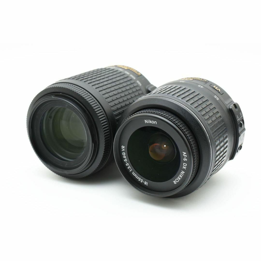 Nikon - ✨Wi-Fiカンタン接続✨Nikon D5500 ニコン✨ダブレンズ Nikon - ✨Wi-Fiカンタン接続✨Nikon D5500 ニコン✨ダブレンズ