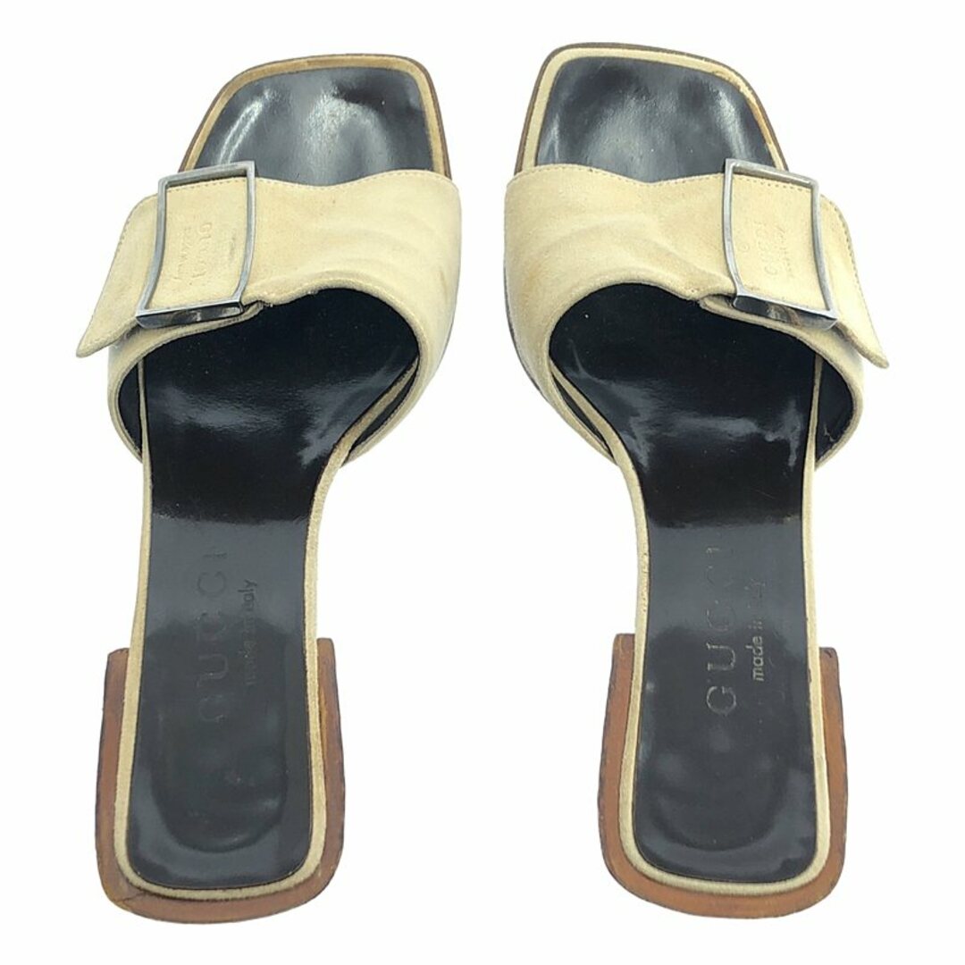 【お気にいる】 | グッチ / GUCCI - GUCCI メタルバックル ヒール スクエアトゥ 靴