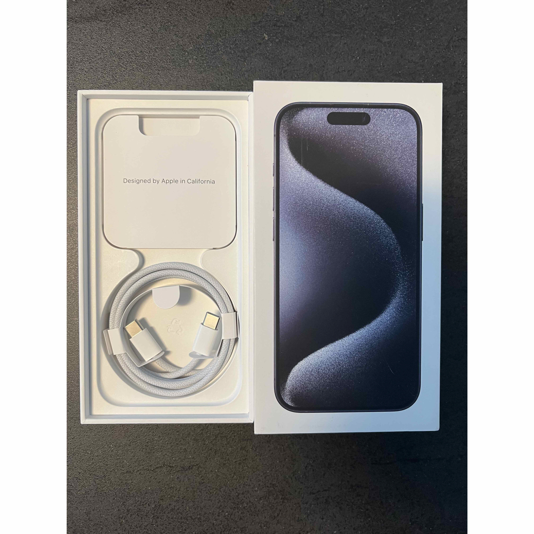 iPhone - iphone 15 Pro 128GB ブルー バッテリー95% 充放電119 iPhone - iphone 15 Pro 128GB ブルー バッテリー95% 充放電119