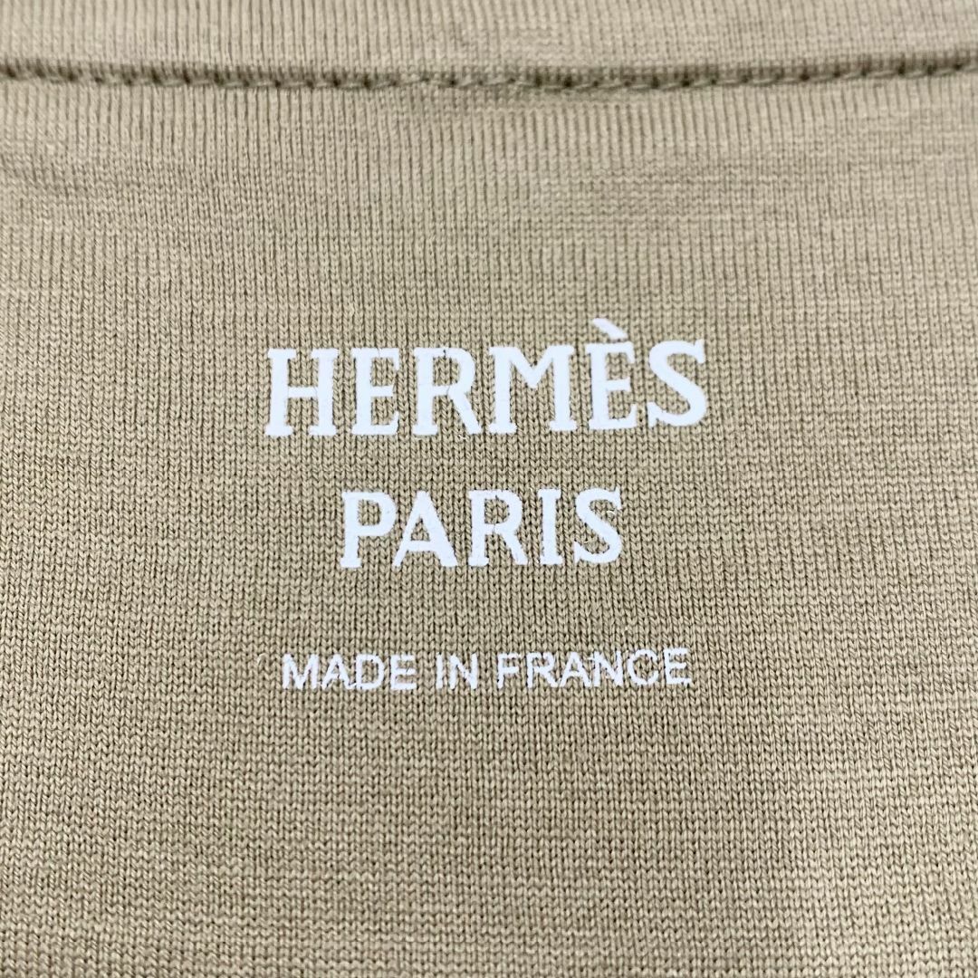 HERMES - M10128 エルメス コットン 刺繍 ワンピース HERMES - M10128 エルメス コットン 刺繍 ワンピース