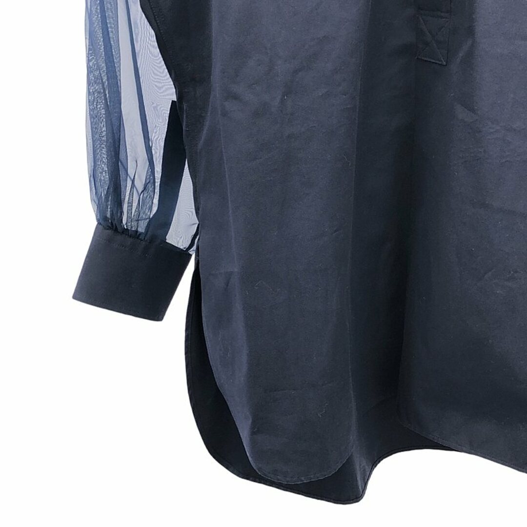 HYKE - HYKE / ハイク | 2021SS | GROSGRAIN SHIRT シースルー HYKE - HYKE / ハイク | 2021SS | GROSGRAIN SHIRT シースルー