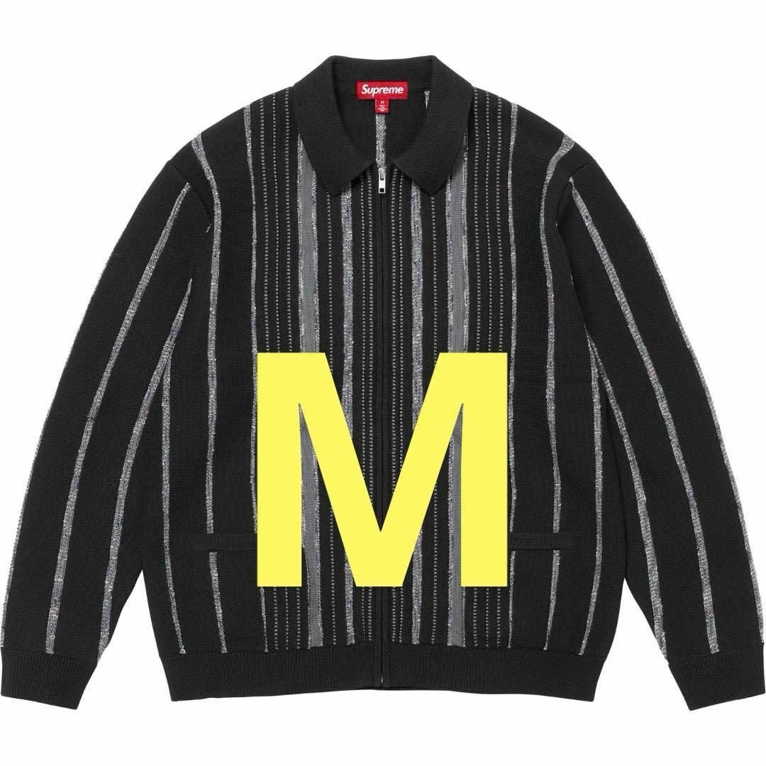 Supreme - Supreme Speckle Stripe Zip Up Cardigan 黒の通販 by Supreme - Supreme Speckle Stripe Zip Up Cardigan 黒の通販 by