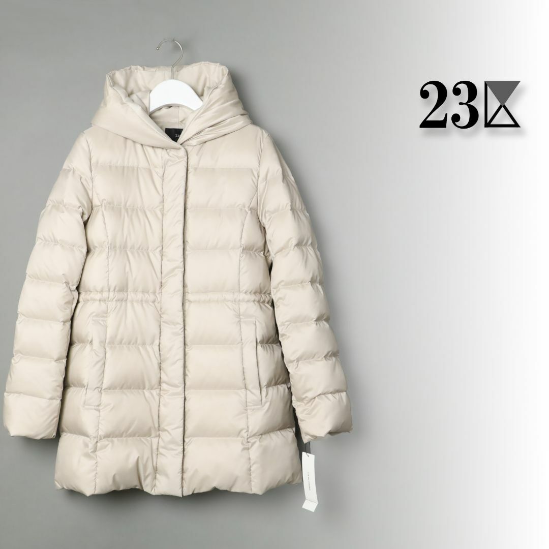 23区 - 958 新品 23区 シレータフタ ミドル丈 ダウンコート 38 23区 - 958 新品 23区 シレータフタ ミドル丈 ダウンコート 38